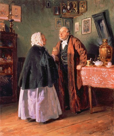 Congratulazioni, 1878 da Vladimir Egorovic Makovsky